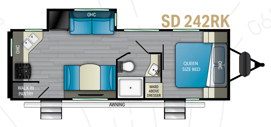 Heartland Sundance 242RK floor plan
