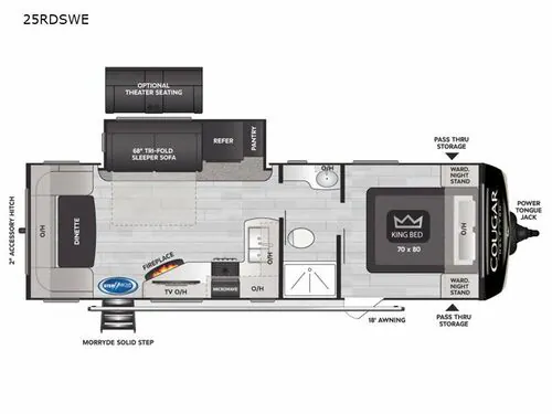 2021 Keystone RV Cougar Half-Ton 25RDSWE - Photo 3