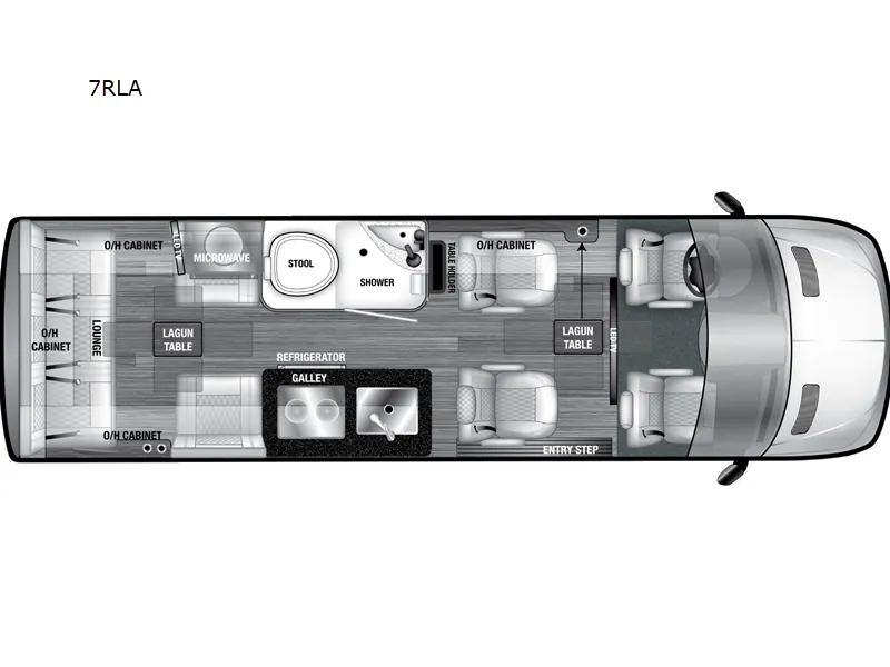 2026 OGV Luxury Coach V-RV 7RLA - Floor plan