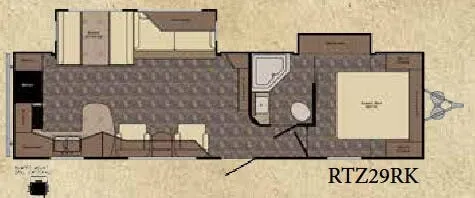 CrossRoads Rezerve RTZ29RK floor plan