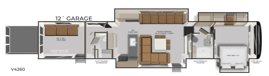 Axiom Vendetta V4260 floor plan