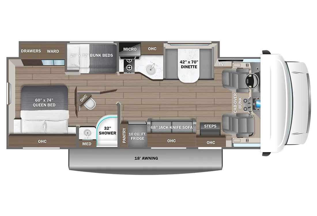 Jayco Redhawk SE 31FF floor plan