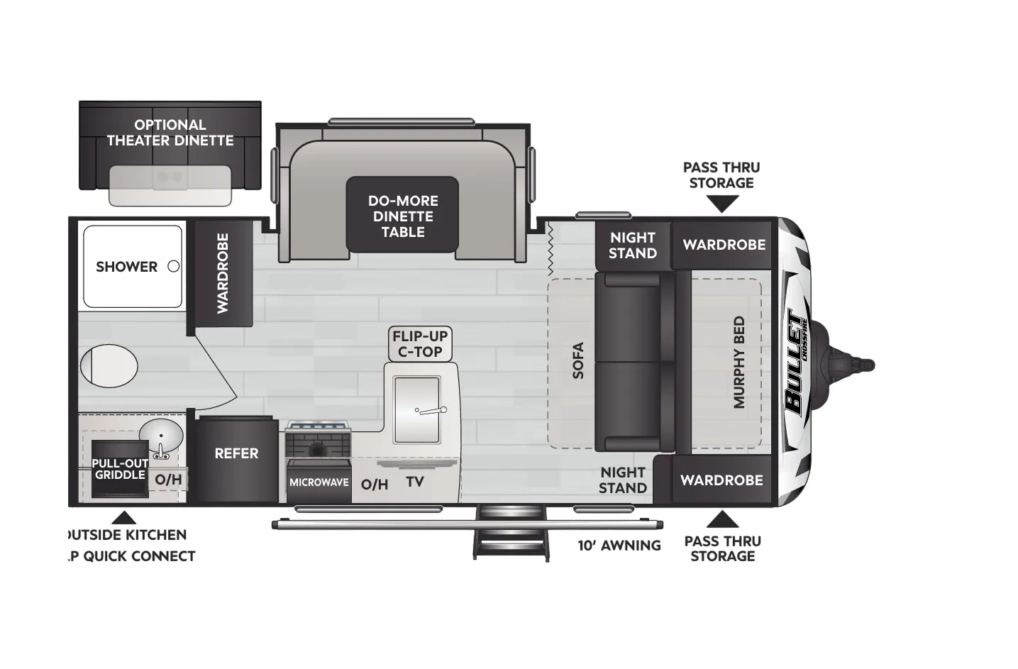 Keystone Passport SL Series 189RB floor plan