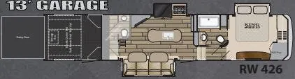 Heartland Road Warrior 426 floor plan