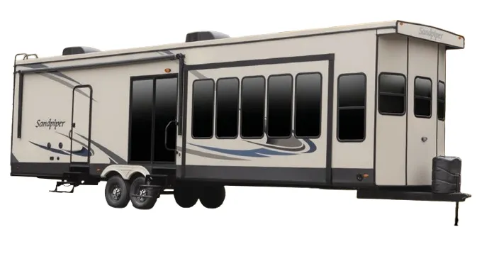 Forest River Sandpiper Destination 393RL exterior