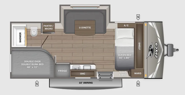Jayco Jay Flight Sport Edition 178DBSW floor plan