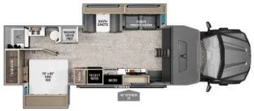 Grand Design Lineage Series F 31ZW floor plan