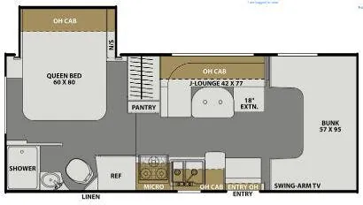 Coachmen Freelander 21RS floor plan