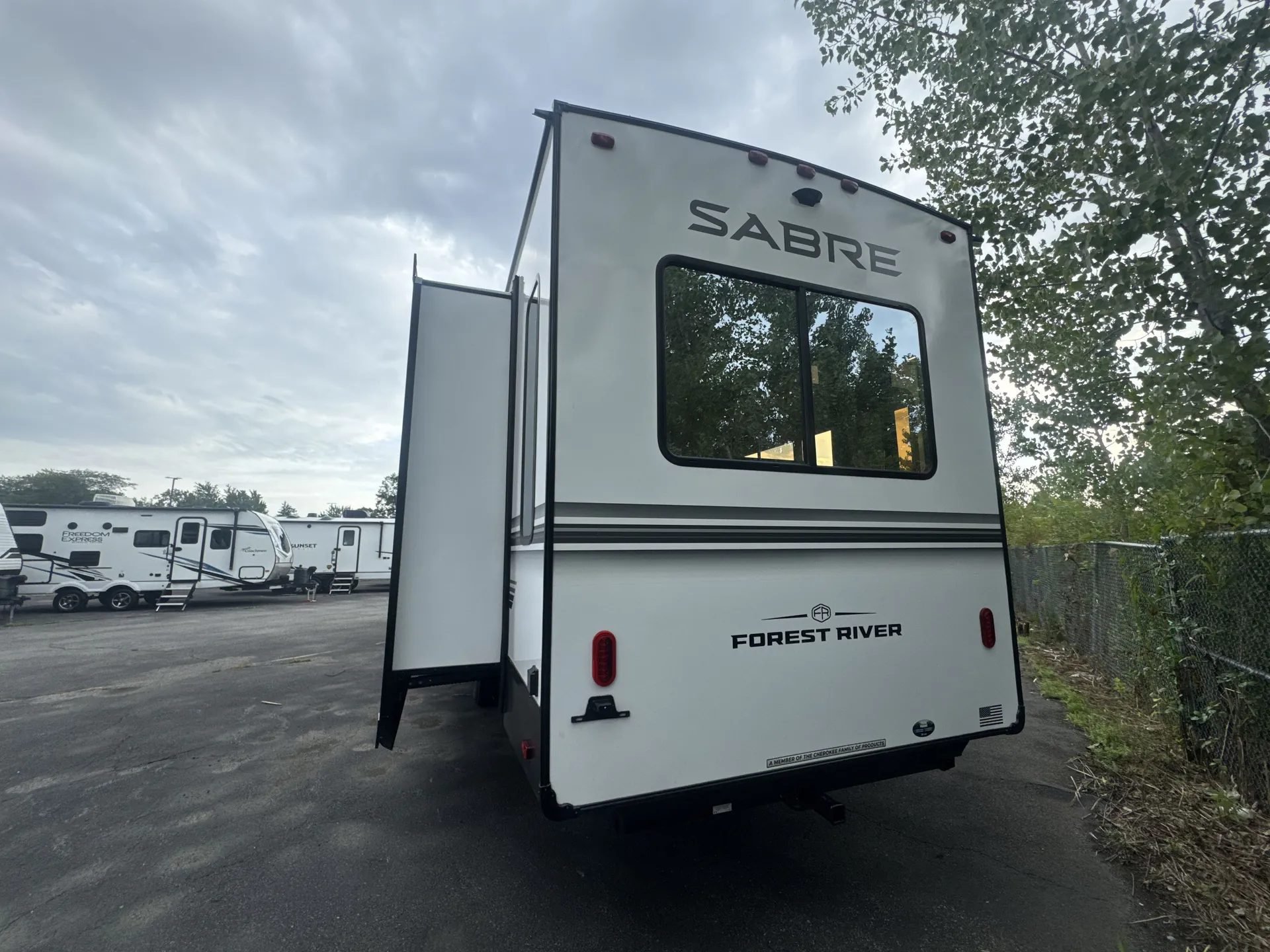 2027 Forest River Sabre 36FLX — backside