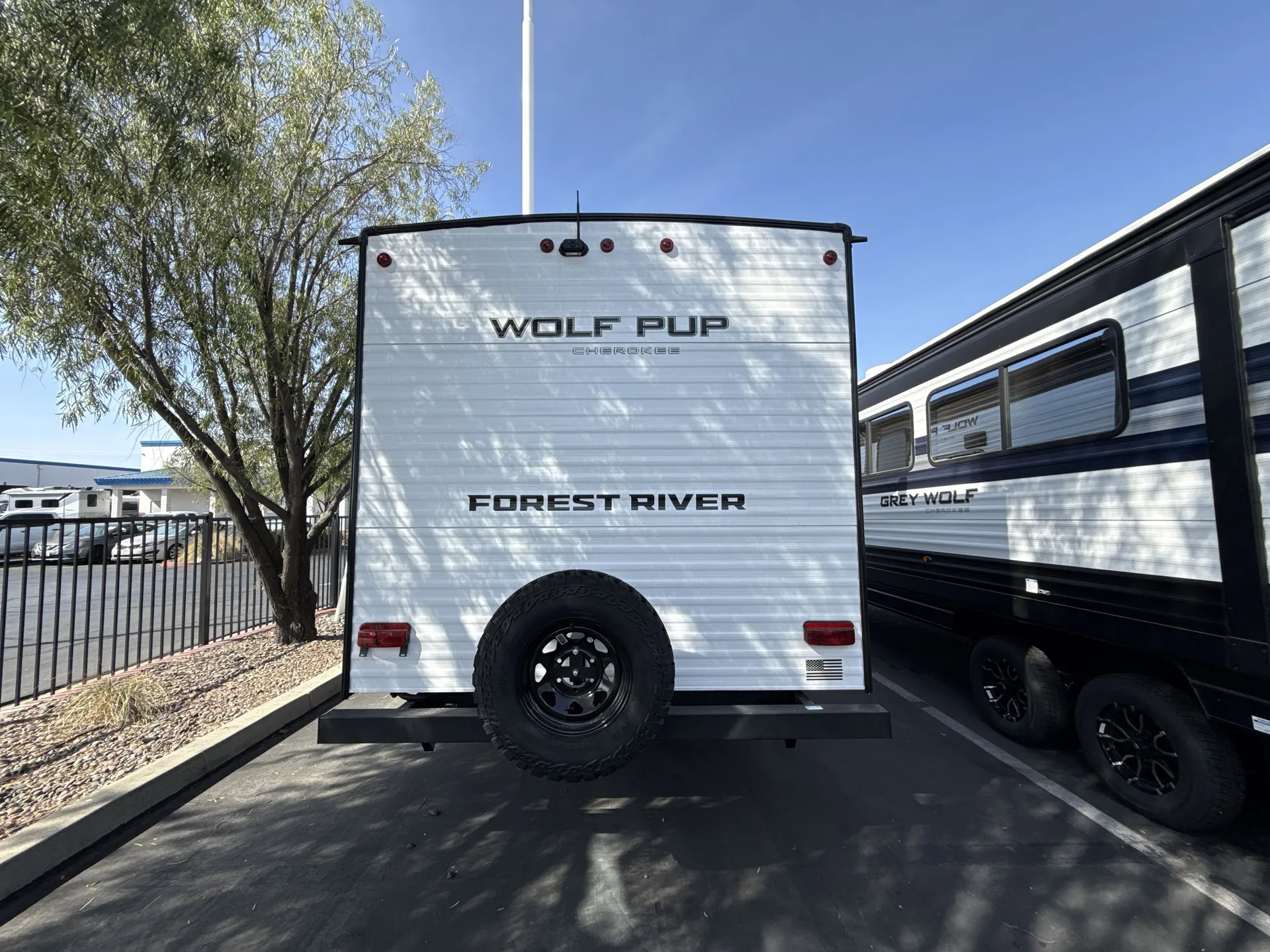 2027 Forest River Cherokee Wolf Pup 17JW — backside