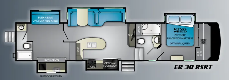 Heartland ElkRidge 38RSRT floor plan