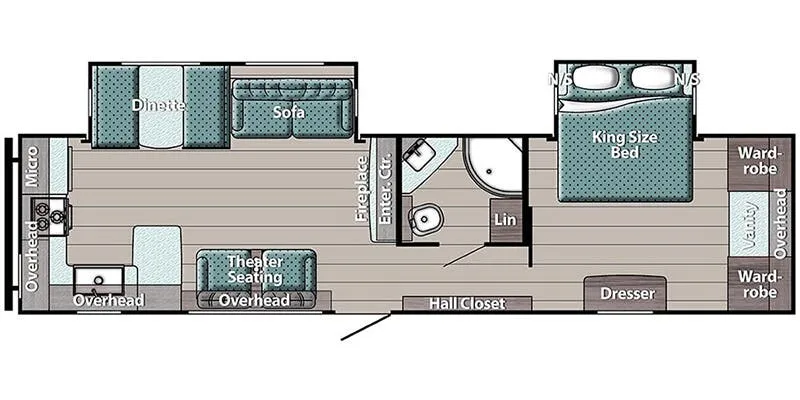 Gulf Stream Trailmaster Supreme 302SBW floor plan