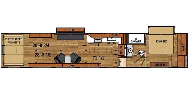 Eclipse Attitude Platinum 4028DGF floor plan