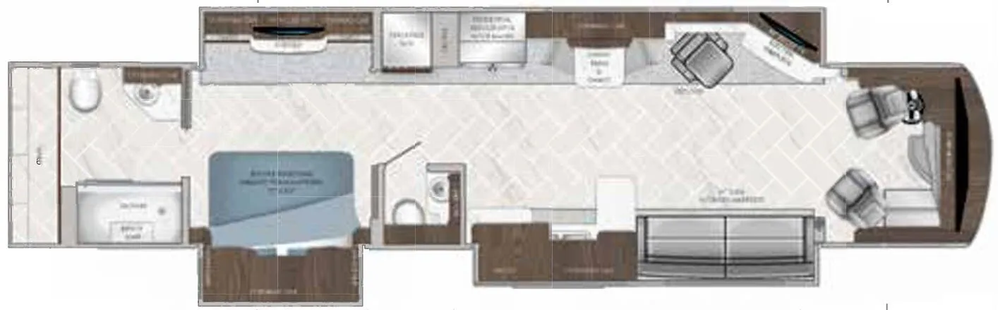 American Coach American Eagle Heritage 45C floor plan
