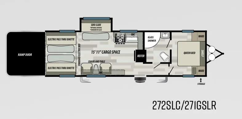 Forest River Sandstorm SLR 271GSLR floor plan