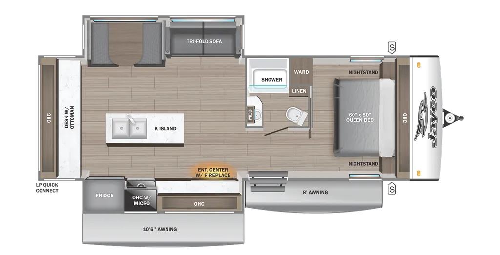 2026 Jayco Jay Feather 27MK floor plan