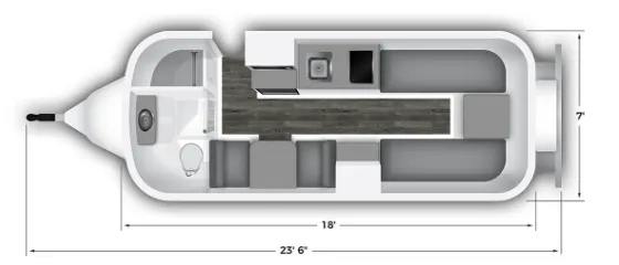 Oliver Legacy Elite II TWIN BED floor plan