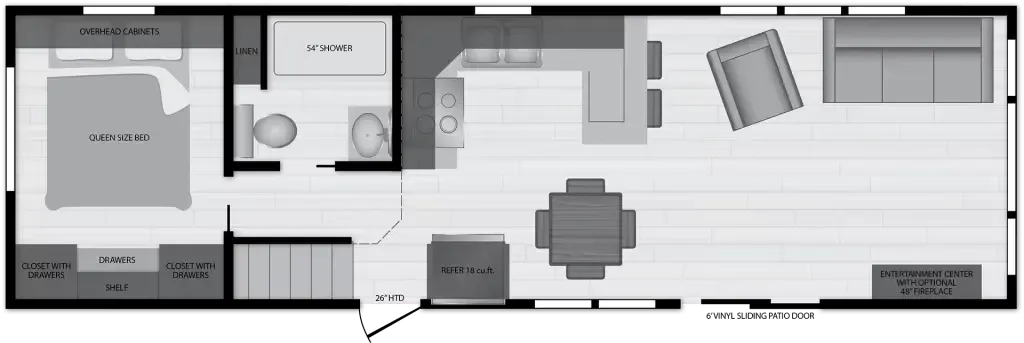 Kropf Lakeside 8006BA floor plan