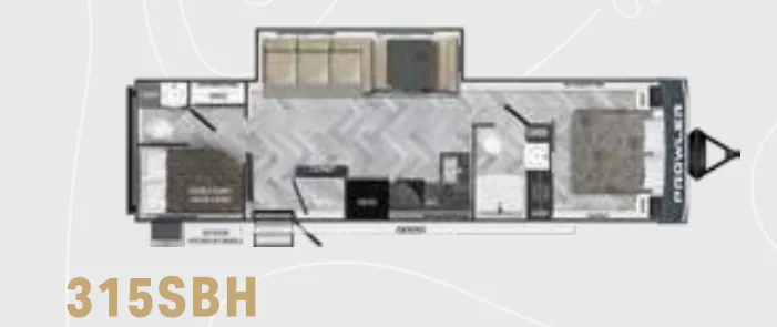 Heartland Prowler 315SBH floor plan