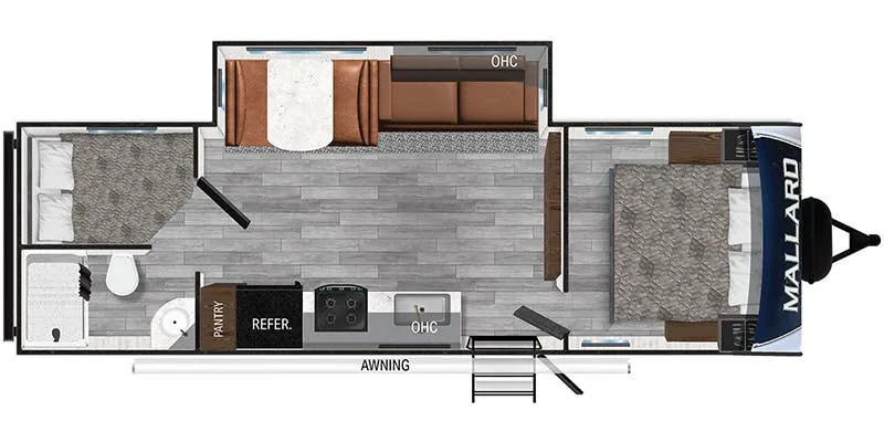 2024 Heartland Mallard T265BH - Floor plan