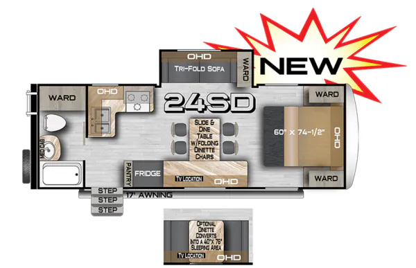 Northwood Nash 24SD floor plan