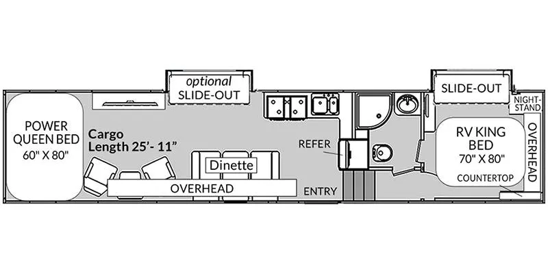 Genesis Supreme MGM CR 405CR floor plan
