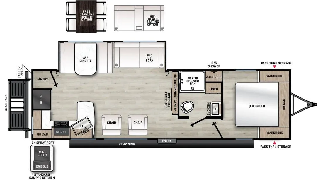Coachmen Catalina Legacy Edition 283RKS floor plan