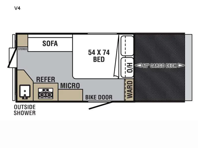 2022 Coachmen RV V-Trec V4 - Floor plan