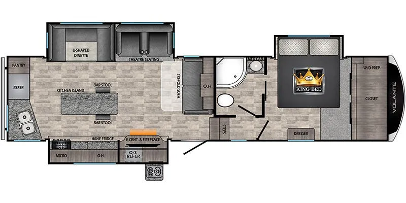 CrossRoads Volante VL326RK floor plan