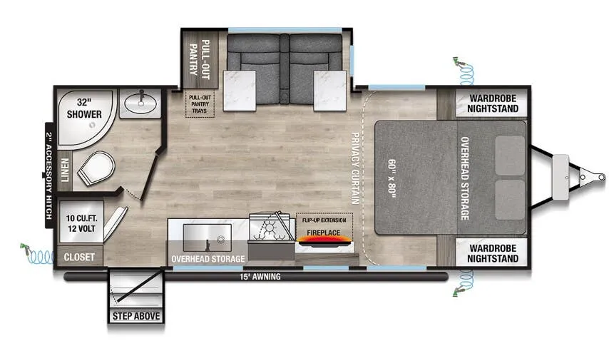 Alliance RV Delta ML206 floor plan