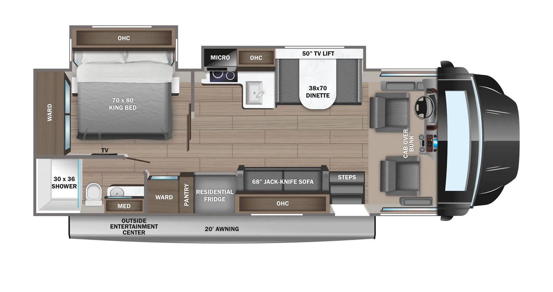 2023 Jayco Seneca XT 32U - Floor plan