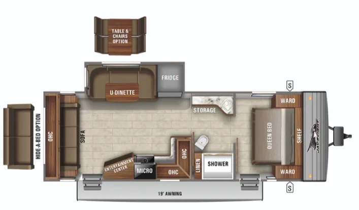 Jayco Jay Flight SLX 8 275RLSW floor plan