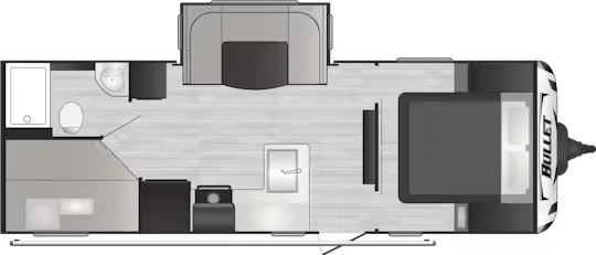 Keystone Bullet Crossfire 2430BH floor plan