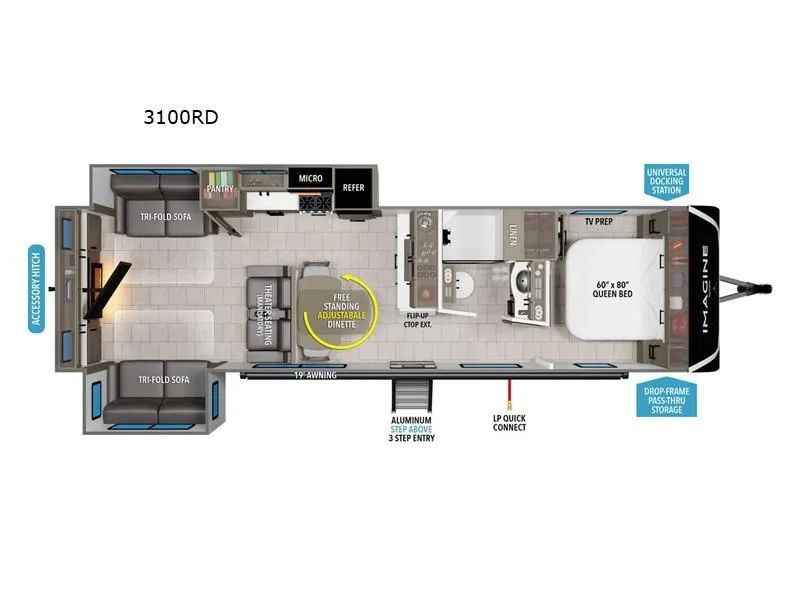 2026 Grand Design Imagine 3100RD - Photo 3