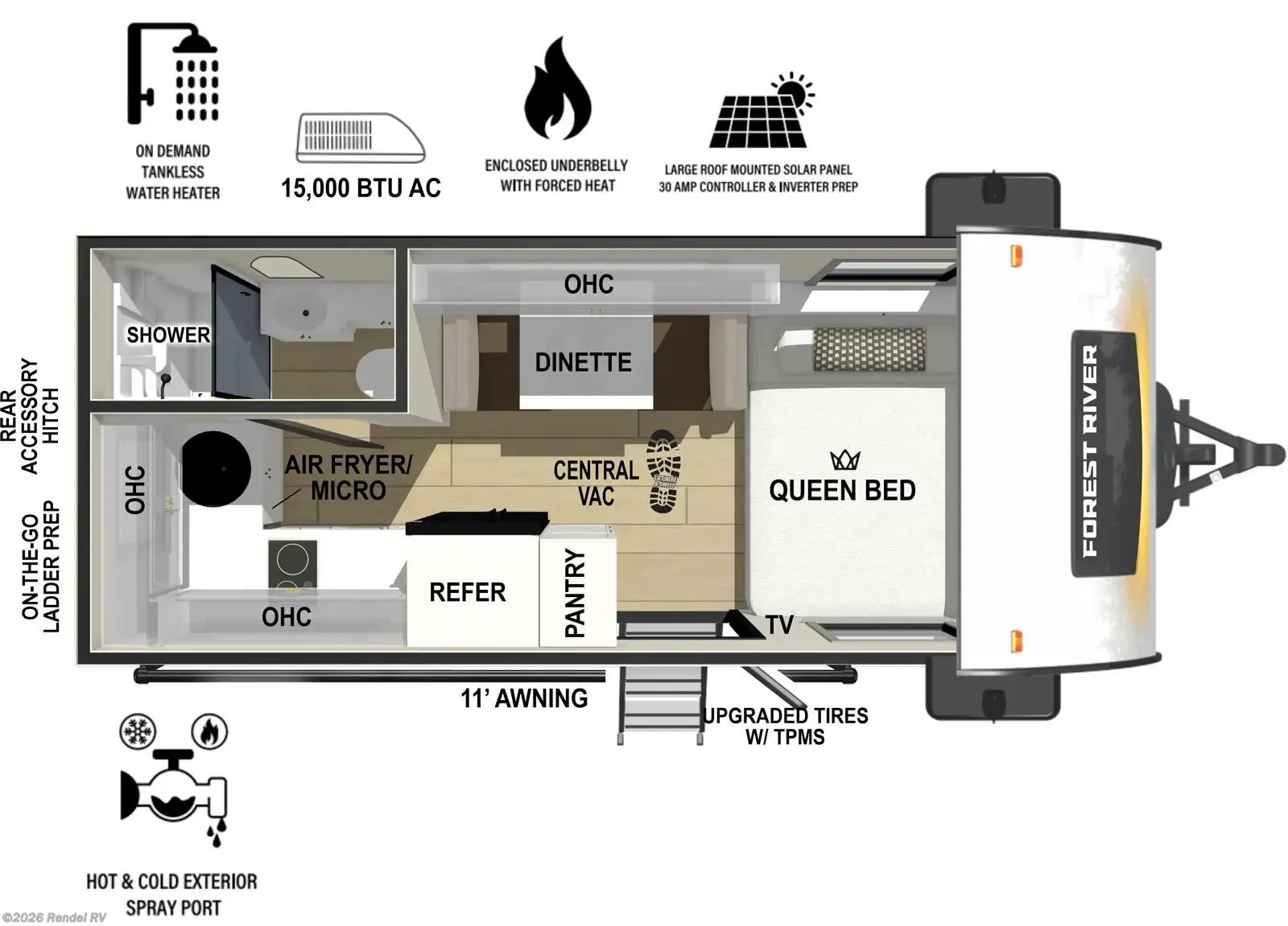 2026 Forest River R-Pod RP-194 - Photo 3