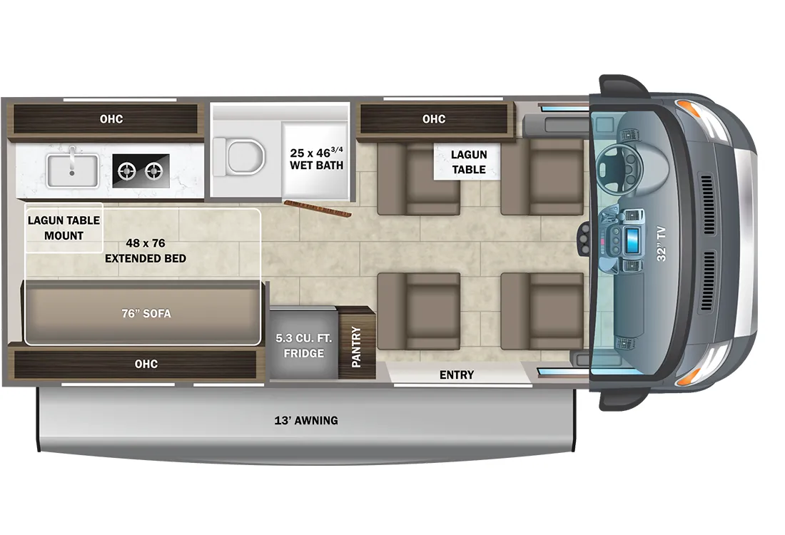 Entegra Coach Ethos 20A floor plan
