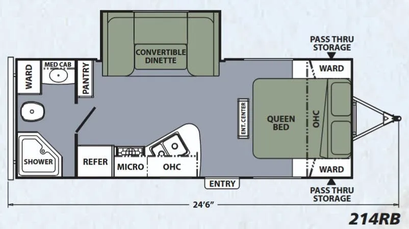 Coachmen Apex Ultra-Lite 214RB floor plan
