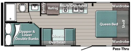 Gulf Stream Enlighten 25BH floor plan