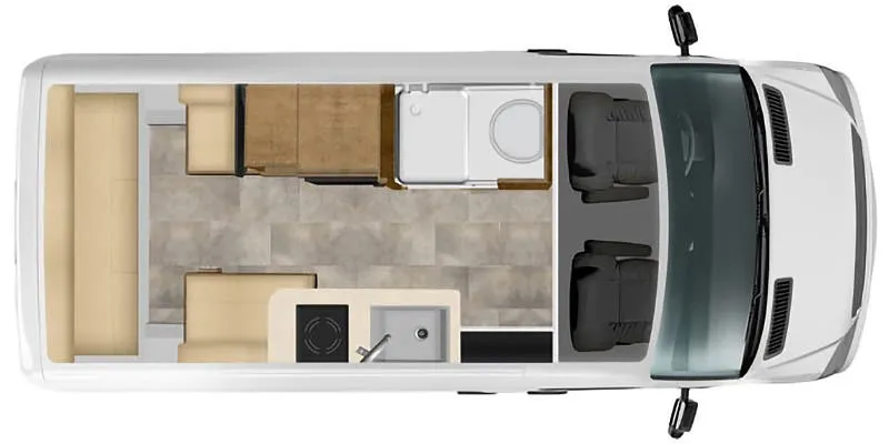 2027 Pleasure-Way Ontour 2 - Floor plan