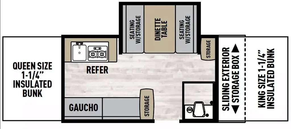 2022 Viking RV Legend 2485SST floor plan