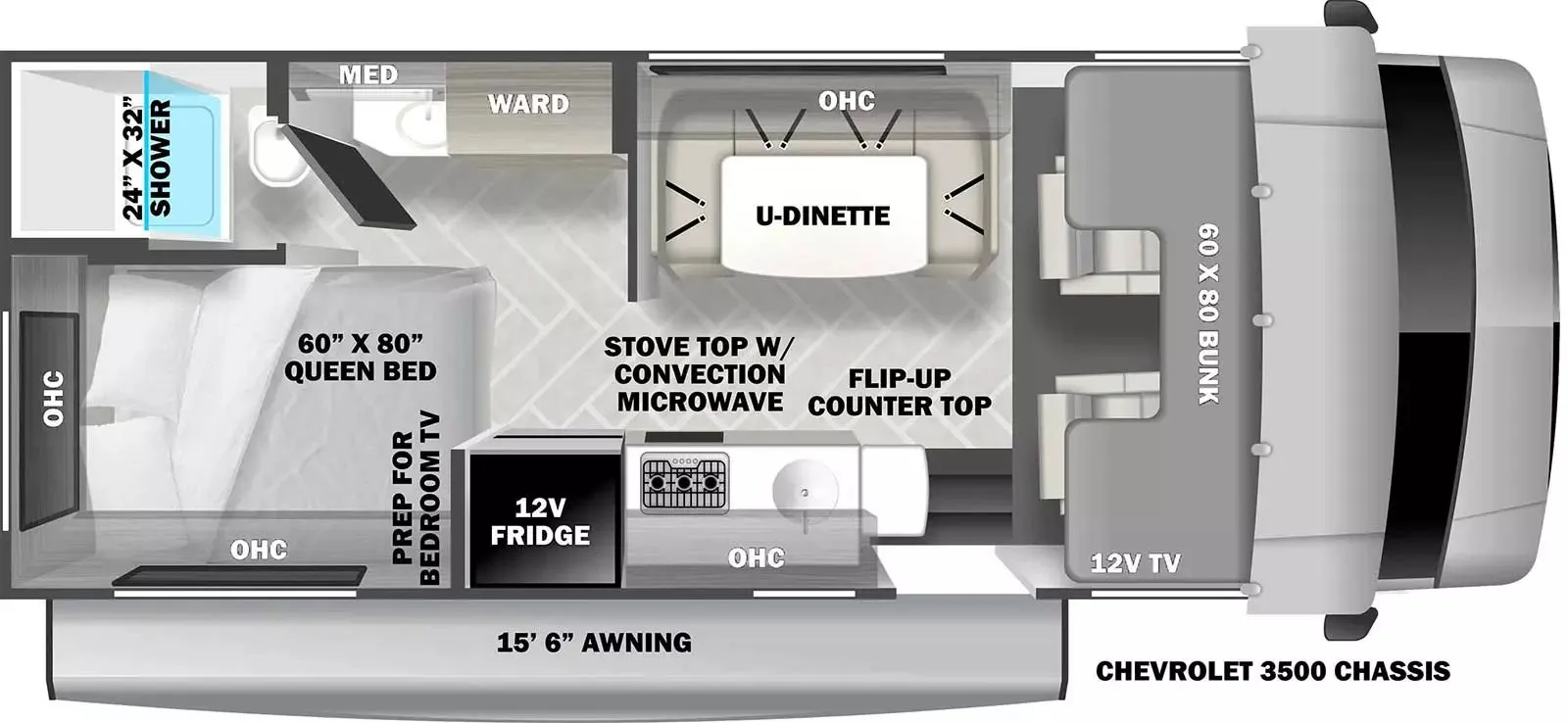 2026 Forest River Forester 2351LE - Floor plan