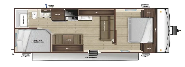 Starcraft Autumn Ridge 26BH floor plan