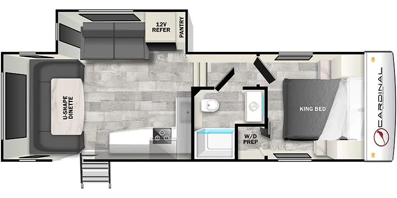 Forest River Cardinal 26RD floor plan