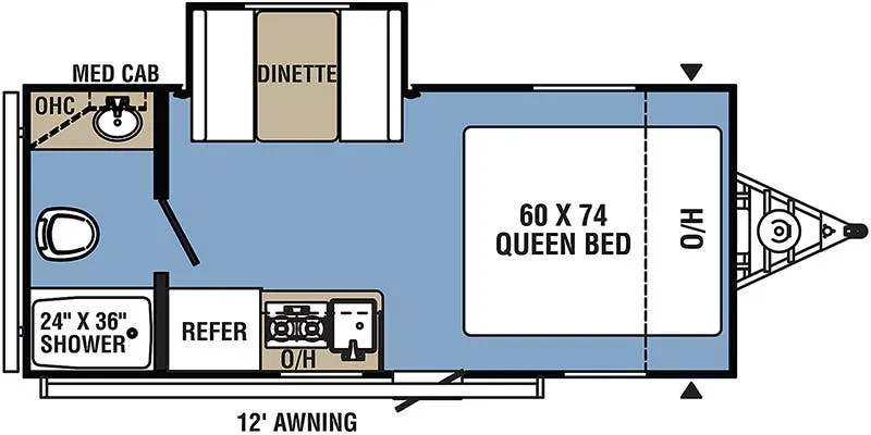 Coachmen Viking Ultra-Lite 17FQS floor plan