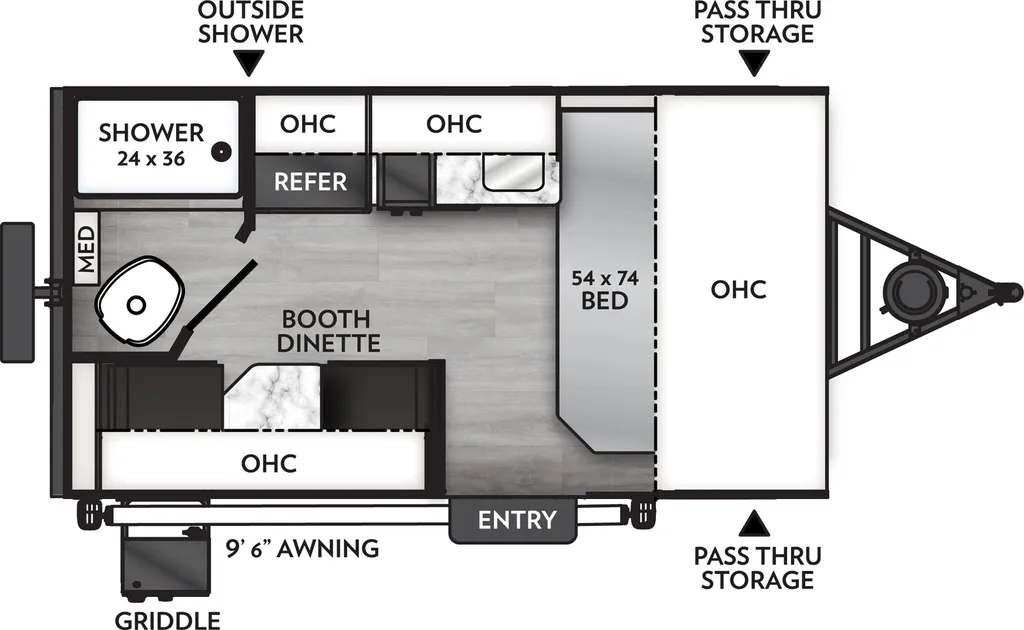 2026 Coachmen Remote 121R floor plan