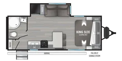 2021 Cruiser RV MPG 2100RB floor plan