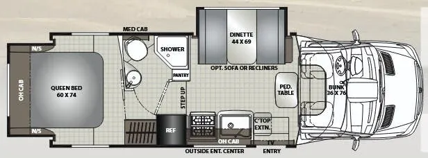 Coachmen Prism Elite 24EG floor plan