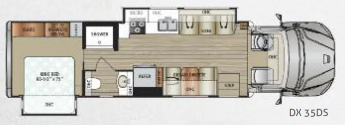 Dynamax Corp DX3 35DS floor plan