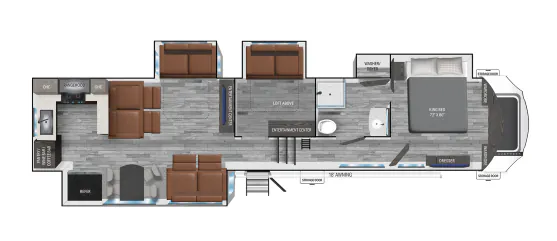 Heartland Corterra CT 3.7 floor plan