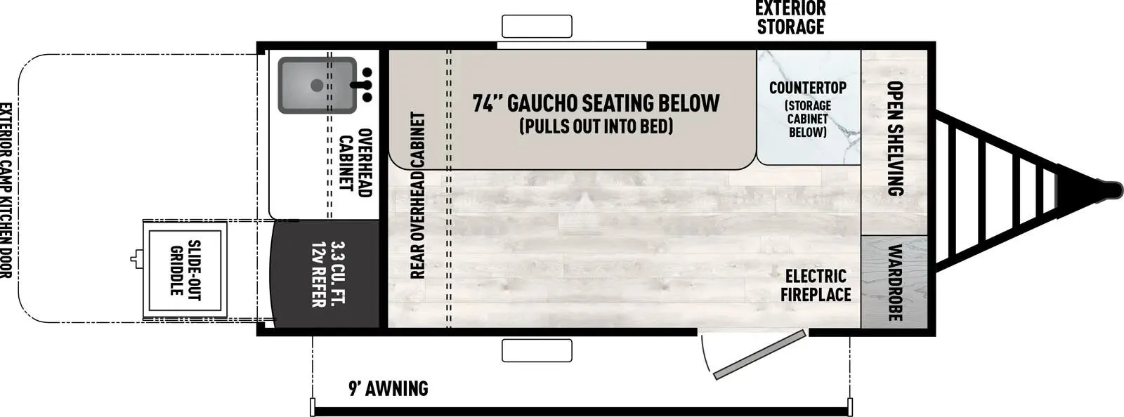 2025 Coachmen Clipper ROK 9000ROK - Floor plan